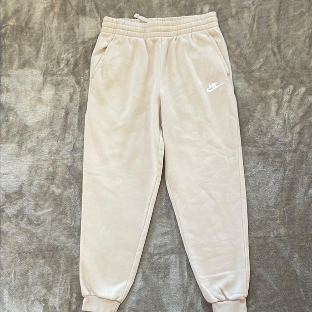 Nike Cream Joggers Size xl